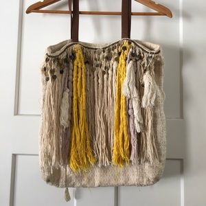 Anthropologie fringe Purse